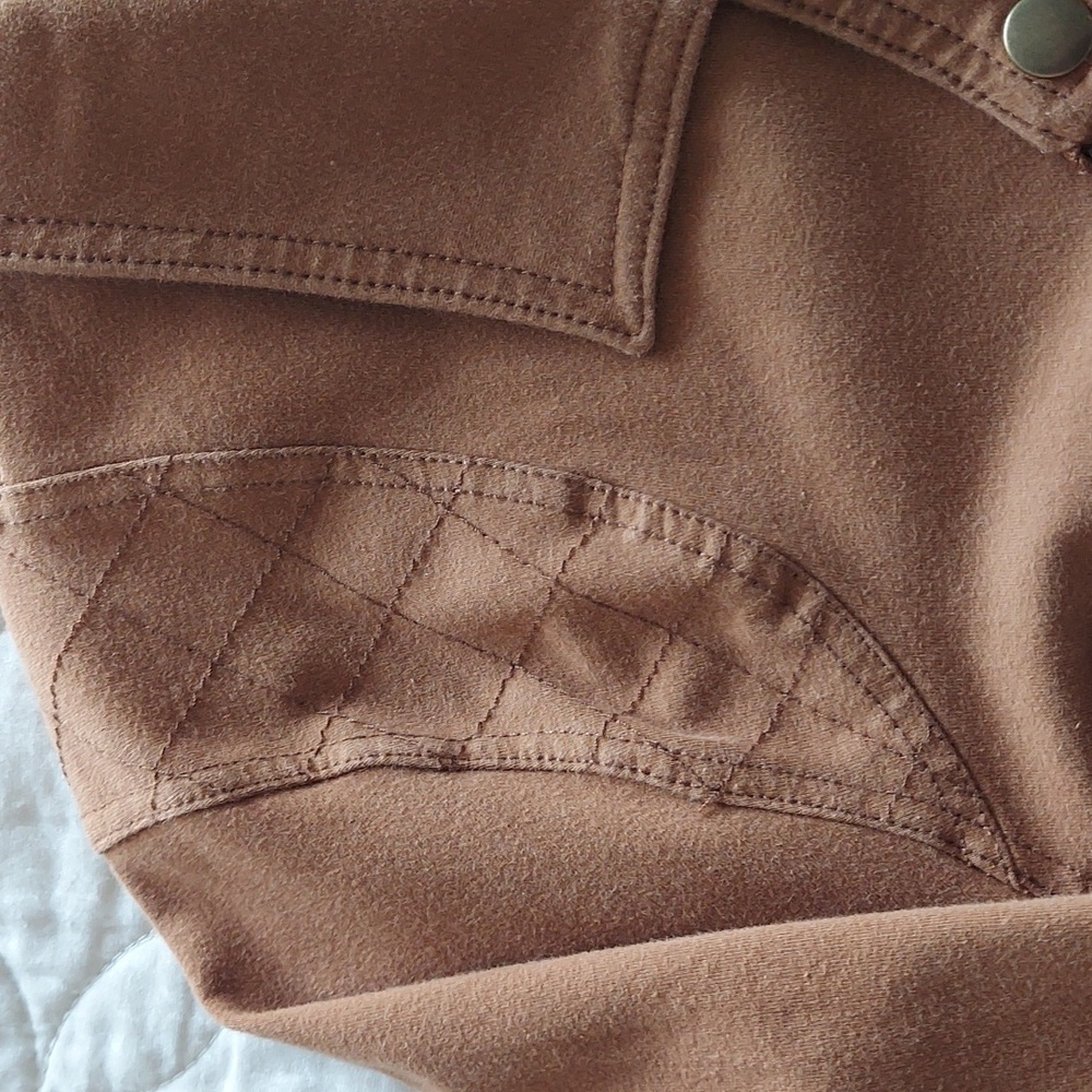 Camel/Tan Moto Jacket (Fits Like 18W-20W) - Picture 5 of 11